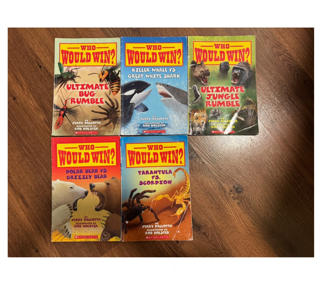 WHO WOULD WIN? (30 for 5 books), 興趣及遊戲, 書本 &