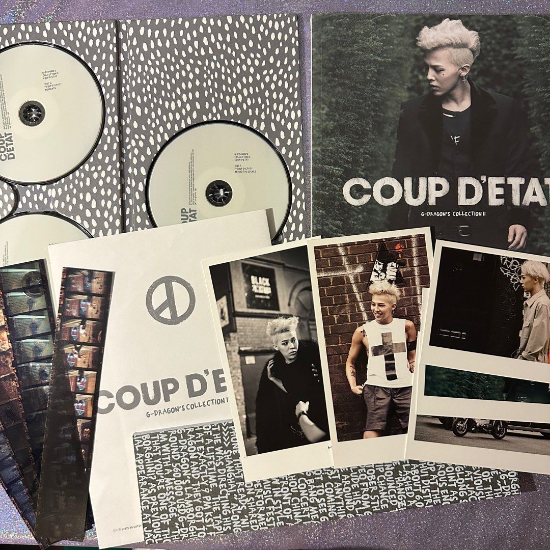 NEW G-DRAGON'S COLLECTION II 'COUP D'ETAT' Limited Japan