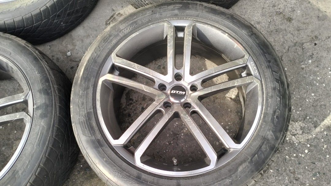 20"DTM mags (Category: Mags and Tires) located in Quezon City. Submitted by cagderrick (Listing ID 1347842373, Image 1). Description: 20" DTM MAGS 5x114.3 fit in nnova, xtrail, rav4, new tamaraw mags only 65k best offer 09285218822 /87820898.