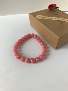 紅紋石手鍊 8mm Rhodochrosite Bracelet （免運費寄順豐智能櫃）64227219863554110