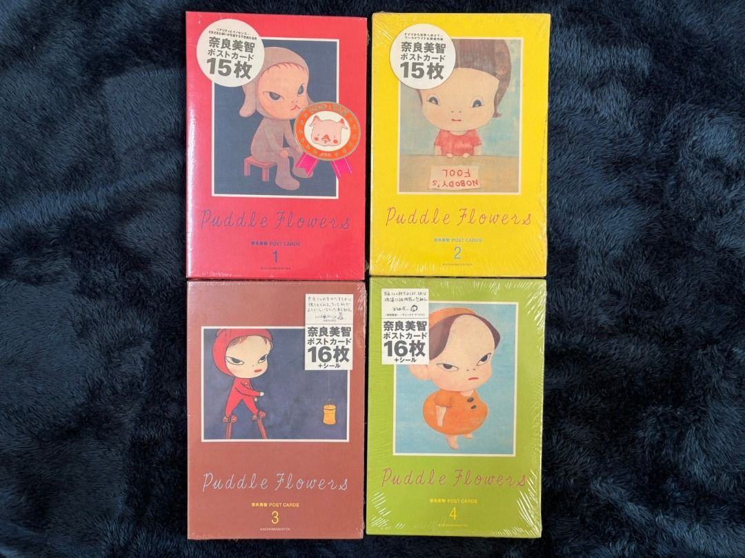 奈良美智YOSHITOMO NARA｜奈良美智ポストカ－ド1、2、3、4 全