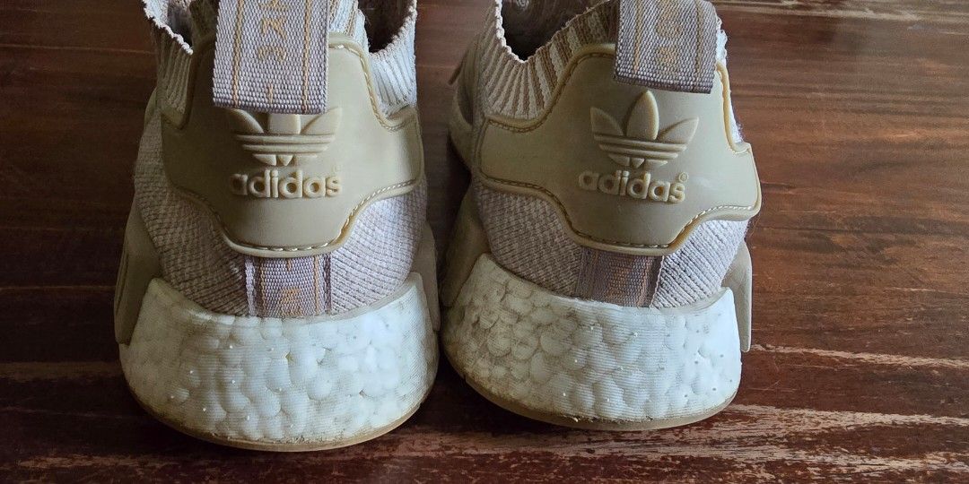 adidas gazelle silver green womens Adidas NMD R1 Primeknit Linen Pack Khaki NOIRFONCE Sneakers main image 0