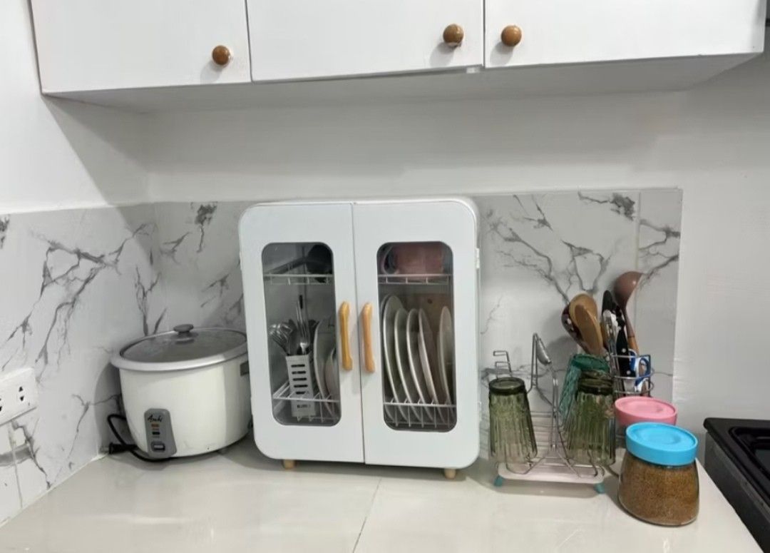 Aesthetic Countertop Dish Drainer (Category: Dishwasher) located in Mandaluyong City. Submitted by shopmla (Listing ID 1347792634, Image 2). Description: Aesthetic Countertop Dish Drainer @ 1,700. 2 layer Pullable plate holder SF applies Gcash BPI family.