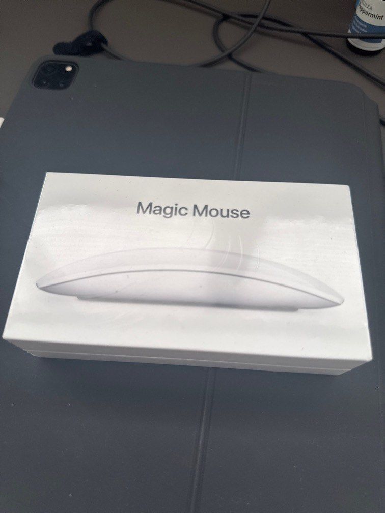 Apple Magic Mouse (Category: Mouse & Mousepads) located in Singapore. Submitted by jerkfits (Listing ID 1347715321, Image 1). Description: Brand new, still sealed in packaging Bought at $99.90 Selling $80 .