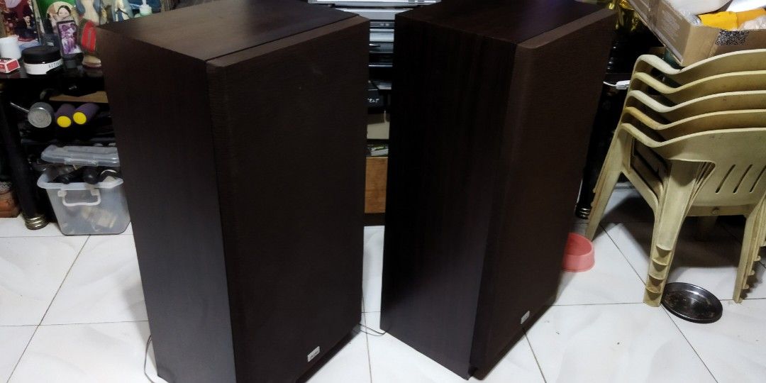 Aurex 3 way speaker system Japan (Category: Soundbars, Speakers & Amplifiers) located in Pasay City. Submitted by marineljapansurplus (Listing ID 1347685009, Image 3). Description: AUREX 3 way speaker system Made in JAPAN SS-560W Sealed, Floor standing Dimension: 31 Height x 15 Width x 11½ Depth inches Impedance: 8ohms 60W Superb quality sounds Price: ₱4,700 Location: Cabrera, Pasay City.