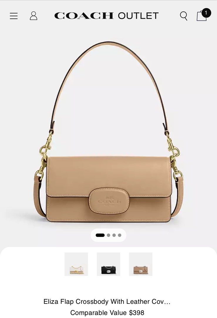 Coach Eliza Flap 2-way (Category: Luxury Bags & Wallets) located in Bacoor. Submitted by macorda (Listing ID 1347711936, Image 1). Description: 2-way shoulder and crossbody Gauranteed Authentic from US Onhand and ready for shipment. negotiable .