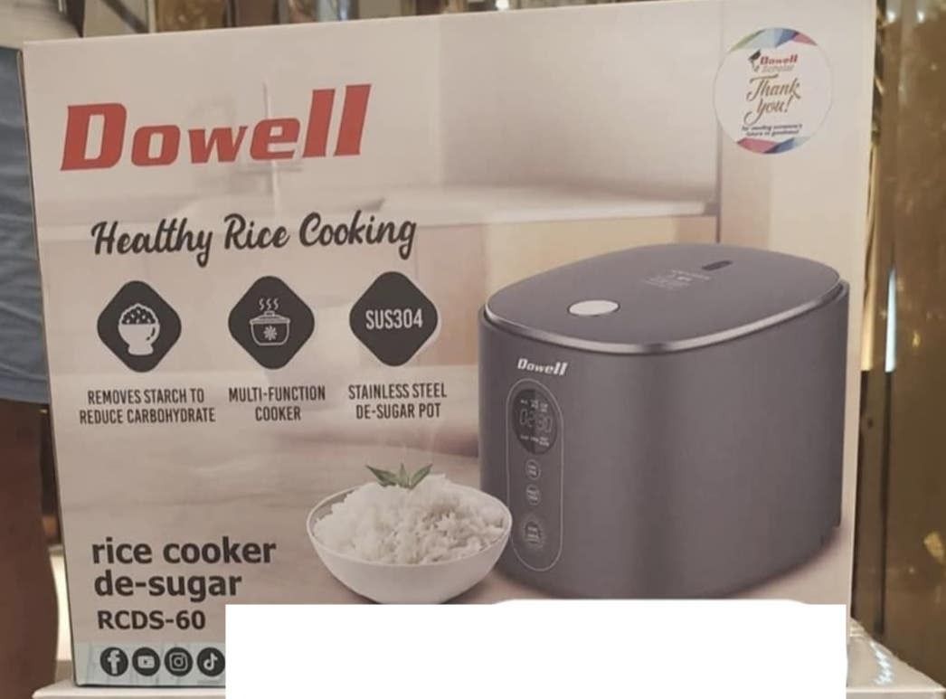 Dowell Healthy Rice Cooker 6L (Category: Cookers) located in Paranaque City. Submitted by gracey332 (Listing ID 1347770232, Image 1). Description: 6Liter.