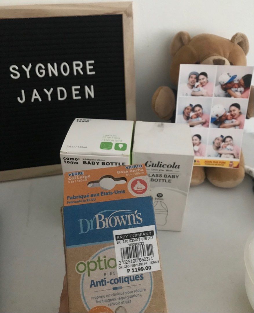 DR. BROWNS BABY GLASS BOTTLE (Category: Breastfeeding & Bottle Feeding) located in Quezon City. Submitted by yangg___ (Listing ID 1347832105, Image 3). Description: Selling my baby's bottle. Used twice only. Rfs. Di nya gusto yung nipple nito ☹️.