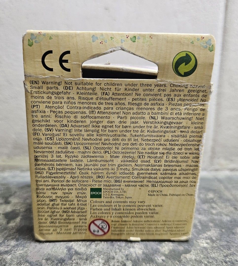 Epoch Sylvanian Families LET'S PLAY PLAYPEN Playset (Category: Infant Playtime) located in Quezon City. Submitted by charliebrown_olx (Listing ID 1347782033, Image 3). Description: Classification: New, Unused Condition: Mint on Non-Mint Box TERMS & CONDITIONS: 1. C.O.D. Can meet buyers at - Del Monte Ave, Q.C. - Mla Memorial Park Sucat - Sundays 10am-11am 2. Shipping c/o buyer. 3. Prices are Final. 4. Respect the Ad. TFL!.