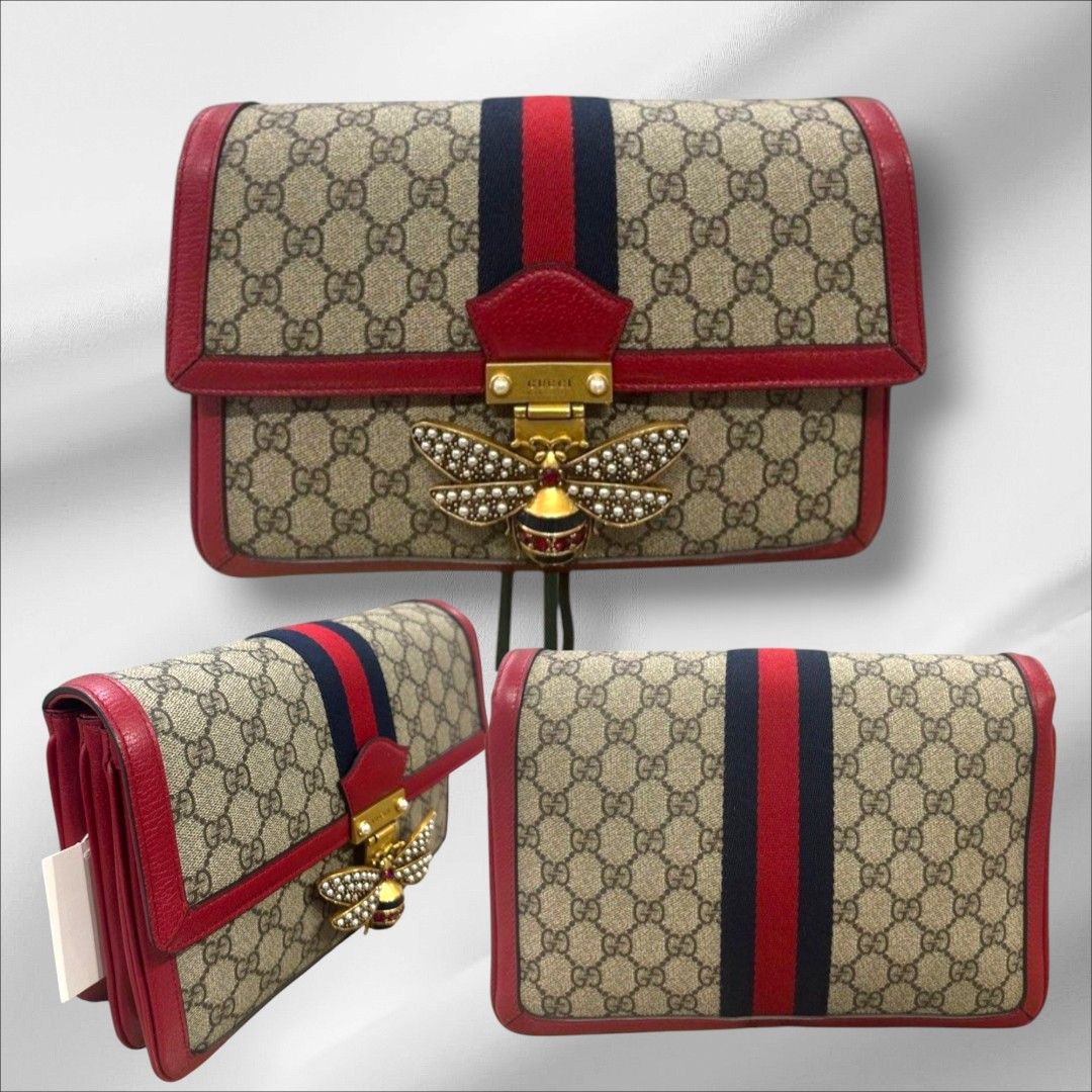 Gucci Queen Margaret Bag (Category: Luxury Bags & Wallets) located in Rizal. Submitted by SassyCitiPH (Listing ID 1347705081, Image 2). Description: Gucci Queen Margaret Coated Canvas Medium. Barely used, like new. Price tag Php 149K.