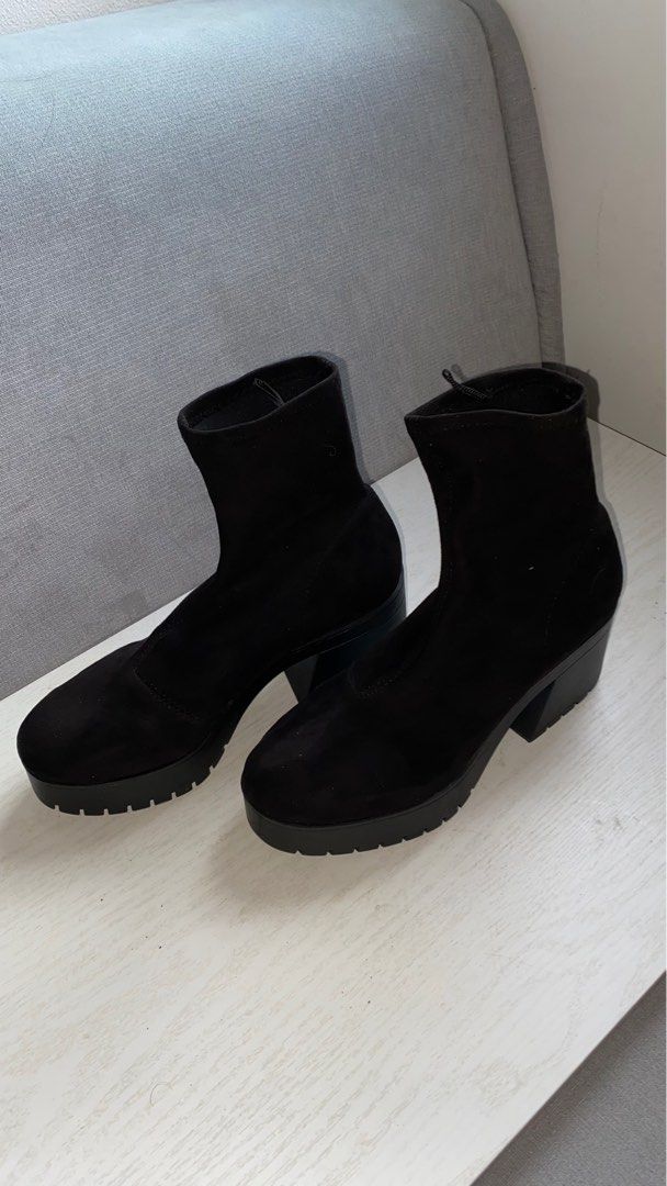 Sock Boots Black Ankle Boots H&m H&m Ladies Ankle Sock