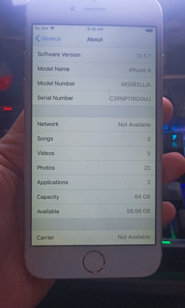 Iphone 6 64gb (Category: iPhone 6 Series) located in Quezon City. Submitted by circleharmony1120 (Listing ID 1347841424, Image 1). Description: .