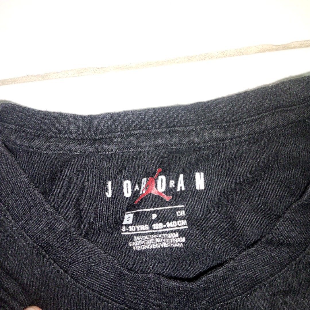 Jordan Tshirt (Category: Babies & Kids Fashion) located in Tagum. Submitted by nosfe (Listing ID 1347772111, Image 2). Description: 8-10 Years Old Excellent Condition.