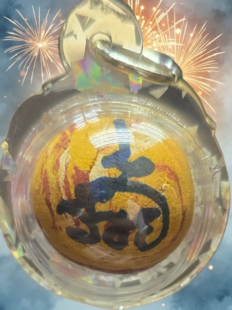 Jupiter Loop Om (Category: Religious Items) located in Singapore. Submitted by 9elements_amulets (Listing ID 1347732467, Image 2). Description: Special Jupiter Loop Om, Strong for weath, lottery Luck, business opportunities.. Jupiter representing power and strength, Wearing a Jupiter amulet was believed to offer protection, prosperity, and good luck. Some people also used these amulets to seek Jupiter's guidance, wisdom and authority... Be it in 