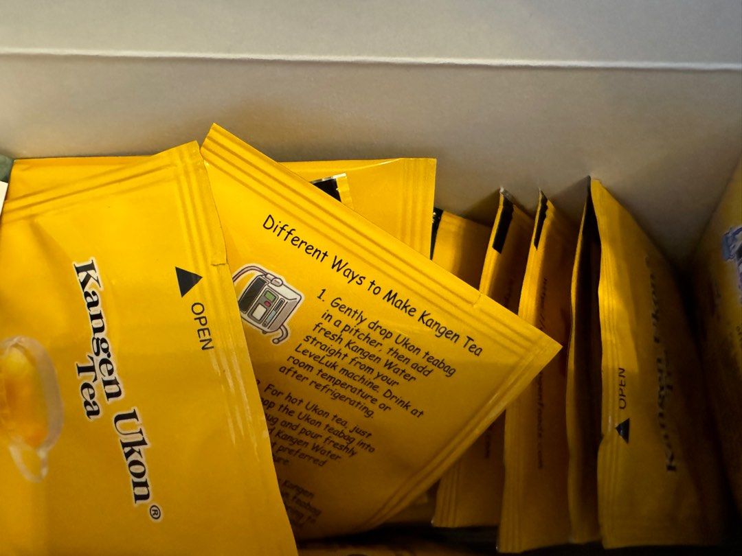 Kangen Ukon/Turmeric tea (Category: Health Food, Drinks & Tonics) located in San Juan City. Submitted by valenzcloset (Listing ID 1347716663, Image 2). Description: 5 boxes available.