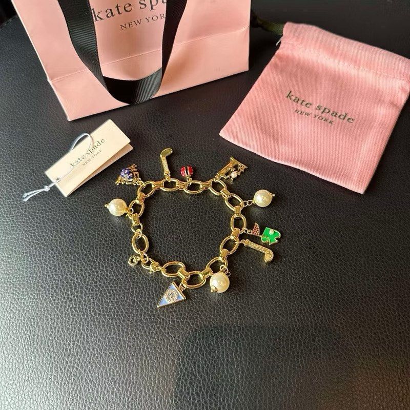Kate spade bracelets and bangles (Category: Bracelets) located in Manila. Submitted by stack.in.it (Listing ID 1347760517, Image 2). Description: 1400 bracelets 1500 bangles With dustpouch.