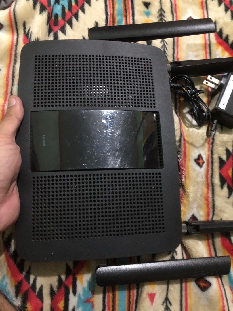 Linksys Max stream 5G EA8100 (Category: Networking) located in Quezon City. Submitted by markgolveo (Listing ID 1347798558, Image 3). Description: Linksys Max stream 5G EA8100 In very good working condition Tested working complete original antennae Very good speed and coverage Replaced adapter does not affect on its performance.