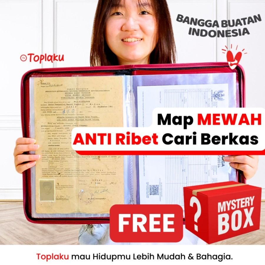 MAP DOKUMEN KEEPER 60 FILES RESLETING ANTI AIR KULIT DOCUMENT ...