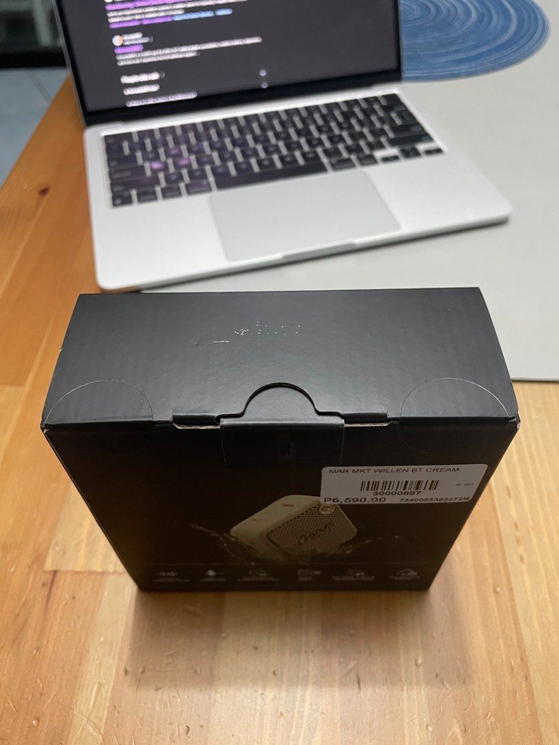 Marshall Willen Bluetooth Speaker (SEALED) (Category: Soundbars, Speakers & Amplifiers) located in Pasig City. Submitted by chriscocjin (Listing ID 1347768439, Image 3). Description: - SEALED - BRAND NEW - FREEBIE FROM BEYOND THE BOX.
