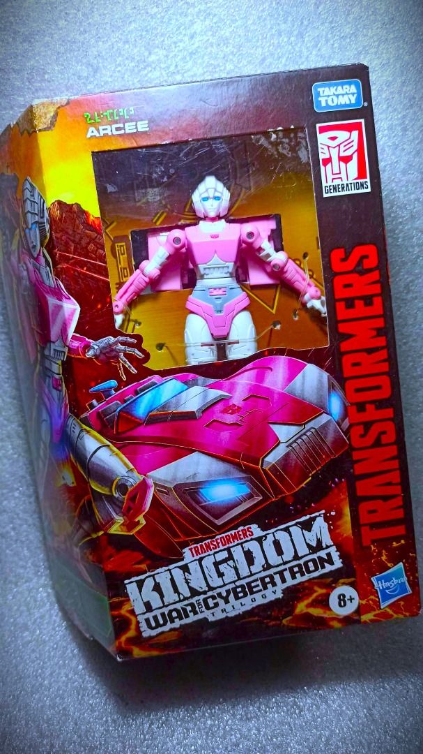 MISB KINGDOM ARCEE Hasbro Deluxe Class Autobot Transformers (Category: Figurines & Statues) located in Pasay City. Submitted by Chariselyn (Listing ID 1347805720, Image 1). Description: MISB KINGDOM ARCEE (1,500+sf) Hasbro Deluxe Class Autobot Transformers Series: War for Cybertron, 2021 Scale: 6 inches Stock: 1 Box Condition: 10/10 Issues: 0 Accessories: complete Mode of Payment: GCash or through your rider Shipping options: Payment first before