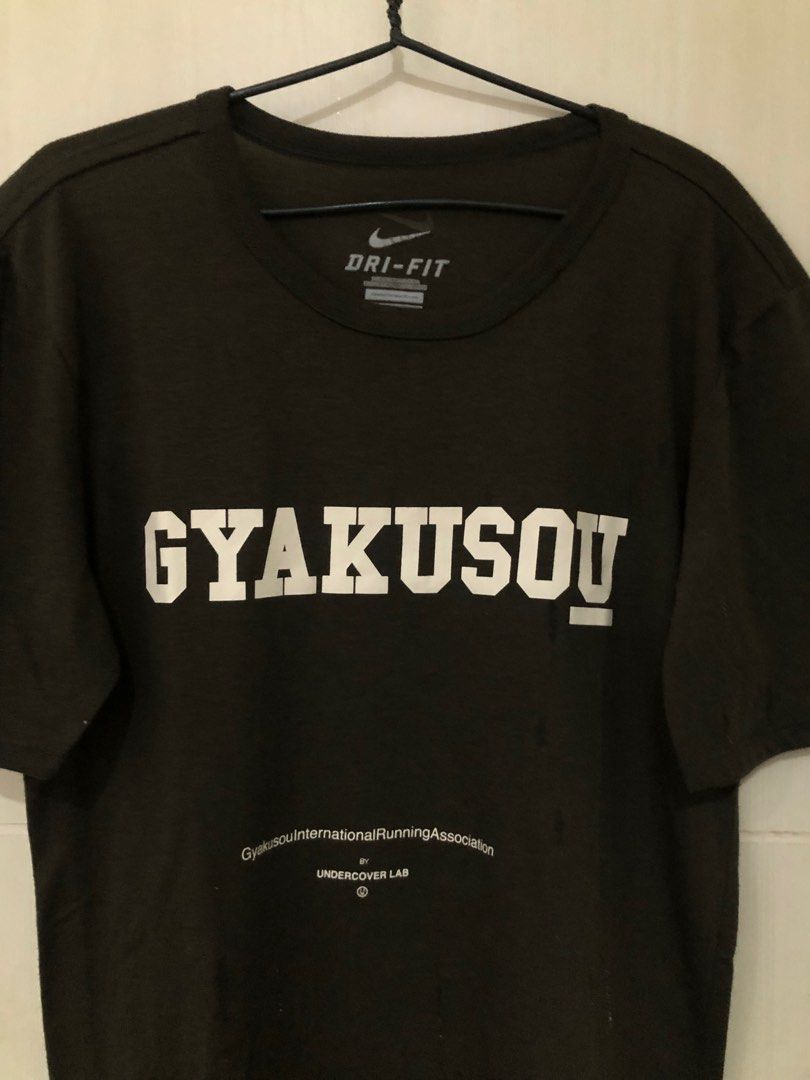 Nike GYAKUSOU Tシャツ M 黒 美品 即決 GYAKUSOU 長袖Tシャツ サイズM エム アンダーカバー NIKE