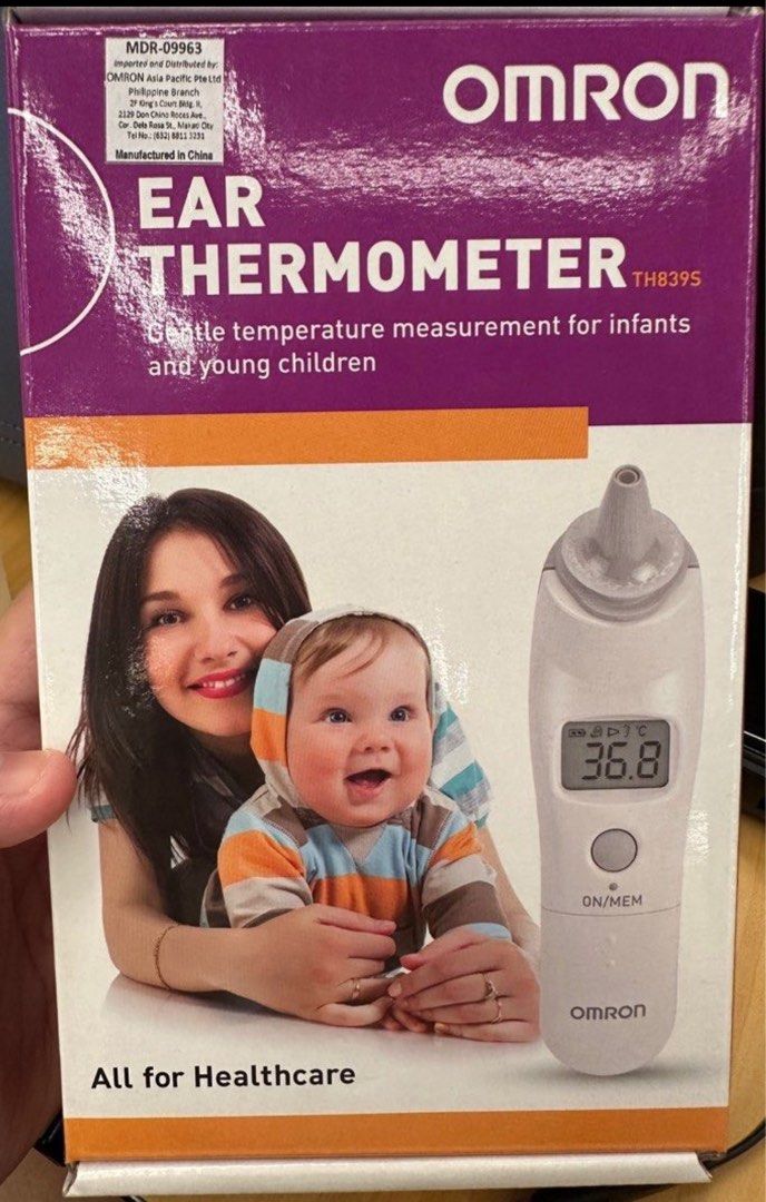 Omron Ear Thermometer (Category: Thermometers) located in Manila. Submitted by flicker_33 (Listing ID 1347801334, Image 1). Description: Brandnew Omron Ear Thermometer.