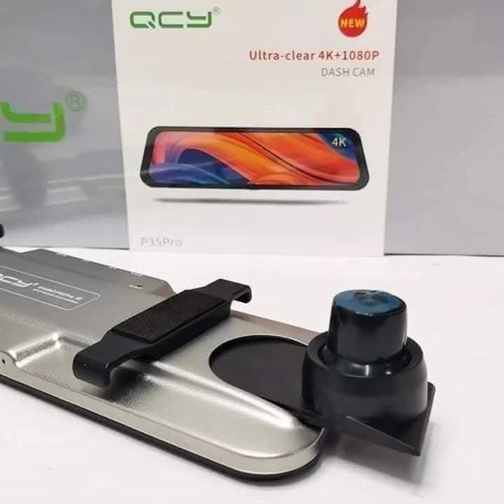 Qcy p35 (Category: Security Systems & CCTV Cameras) located in Manila. Submitted by saguittarian06 (Listing ID 1347678953, Image 2). Description: Qcy P35Pro Ultra-clear 4k + 1080p 9.66"IN TOUCH Screen/Super Night Vision/G-Sensor Loop Record/24H Monitor PRODUCT SPECIFICATION Built-in image sensor : 500w Rear camera resolution : 2560*1440/1920*1080 Camera Angle : 170 degree Video resolution :3840*2160,30frames / S Storage compression : H.264 Video 