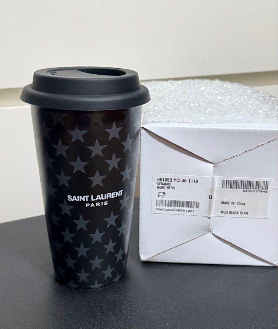 Ceramic Cup Saint Laurent Coffee Mug Saint Laurent Porcelain Coffee Cup Story Rain main image 1