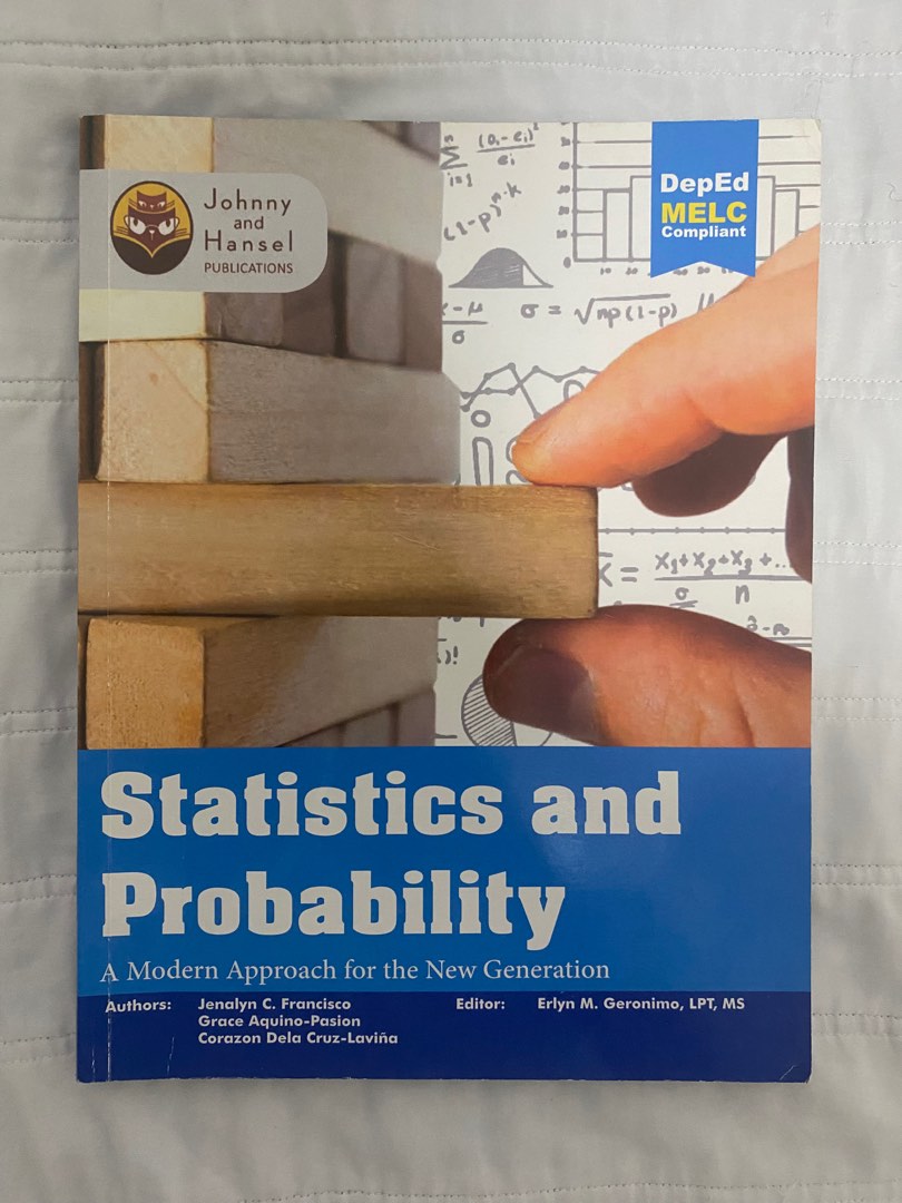 Statistics & Probability Book (Johnny and Hansel Publications), Hobbies ...