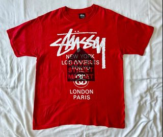 トップス Supreme Futura Logo Crewneck \"Red\" Printed T-shirt – Deal Loader