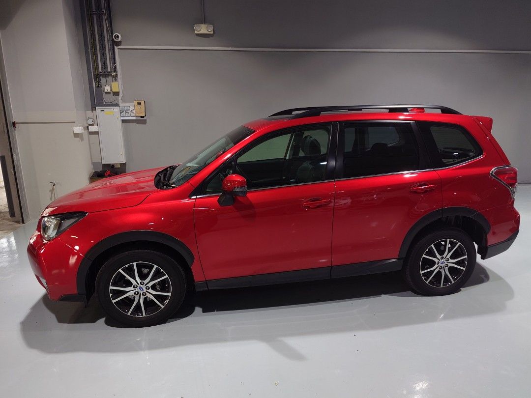Subaru Forester SUBARU/FORESTER 2.0I-L CVT AWD SR Auto (Category: Used Cars) located in Singapore. Submitted by 96muhammadaqil (Listing ID 1347685267, Image 1). Description: Stunning 2018 Subaru Forester 2.0I-L CVT AWD SR Experience the perfect blend of performance, reliability, and style with this well-maintained 2018 Subaru Forester in a striking brilliant red finish. This vehicle is ideal for both city drives and adventurous getaways, offering