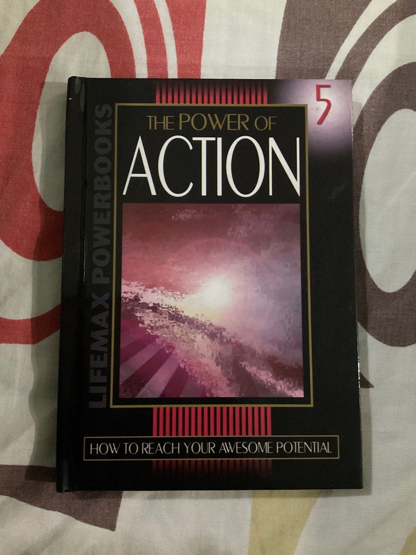 The Power of Action (Category: Storybooks) located in Quezon City. Submitted by agames (Listing ID 1347696840, Image 1). Description: Small Hardbound Book.