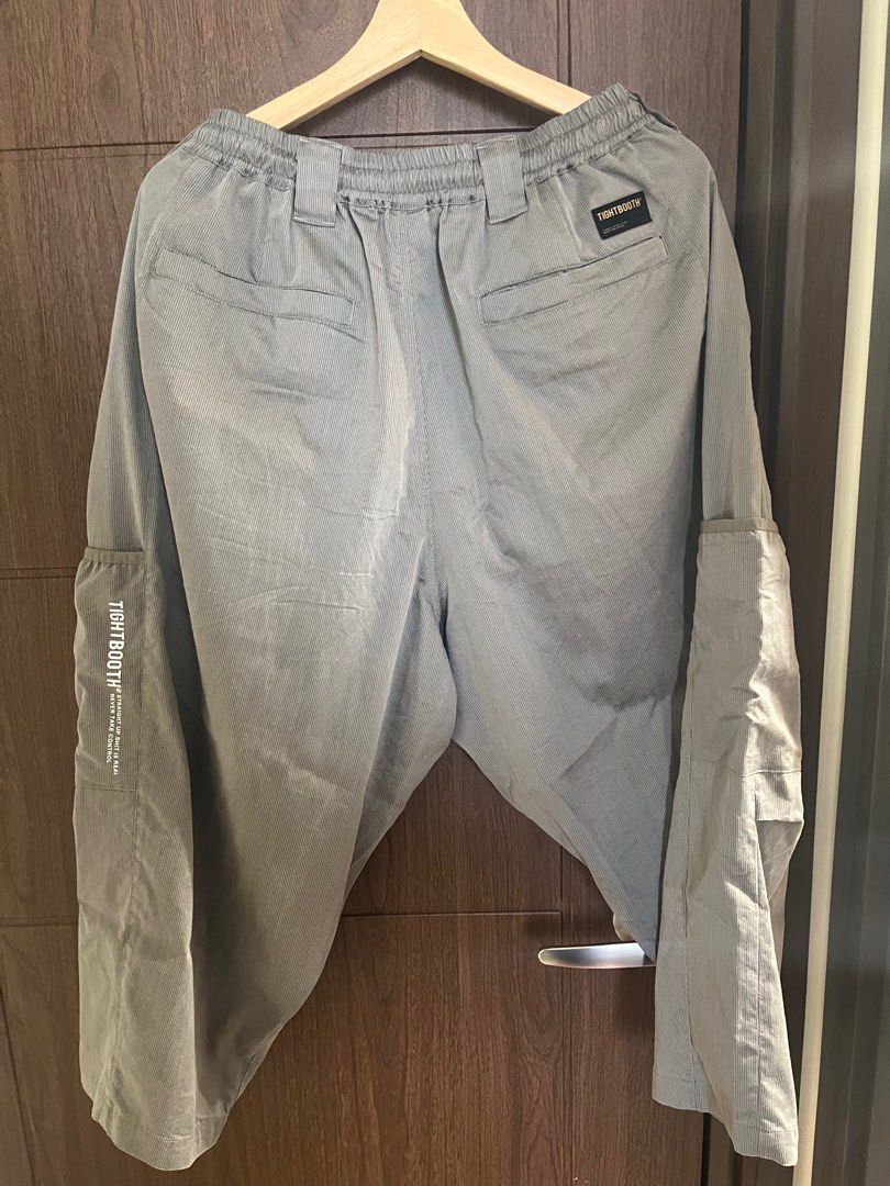 TIGHTBOOTH stripe cropped cargo pants(售出）, 他的時尚, 褲子, 其他