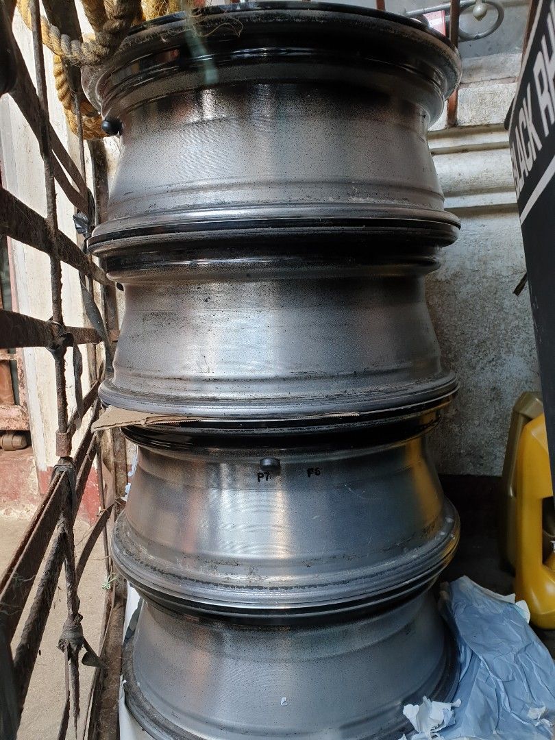 Toyota Vios 15" mags only (Category: Mags and Tires) located in Quezon City. Submitted by antoniokenshin1 (Listing ID 1347686784, Image 2). Description: Set of 4 pcs Toyota Vios mags 15", pcd 100, 4 holes, 2024 model. Call/msg. 0999 181 0842..