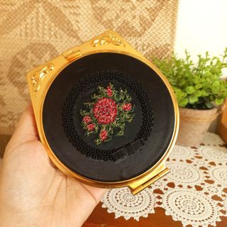 Vintage max factor folding mirror