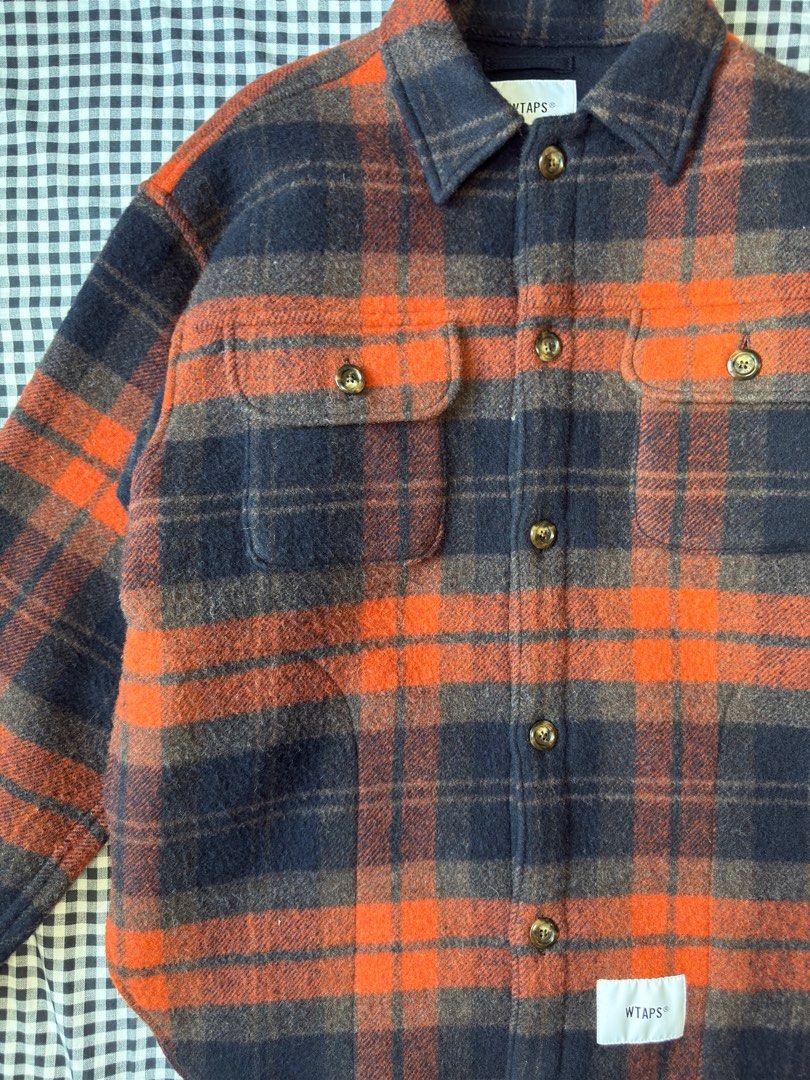 WTAPS 24AW WCPO 02 / JACKET / WOPL. MOSSER. TEXTILE(ORANGE), 男裝, 上身及套裝, 套裝-  Carousell