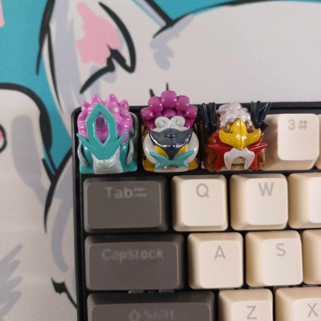 3d Printed Resin Keycaps for Sale: (Category: Computer Keyboard) located in Muntinlupa City. Submitted by southrage (Listing ID 1347894489, Image 2). Description: 3D Printed Resin Keycaps Hand Painted - 3D Printed Resin Keycaps Made from durable photosensitive resin. Replace your old and boring Keyboard Caps and bedazzle your keyboard now! Painted: 350 each Animals - Chicken Animals - Corgi (Bundle) Animals - Hedgehog Animals - Panda Animals - Sh