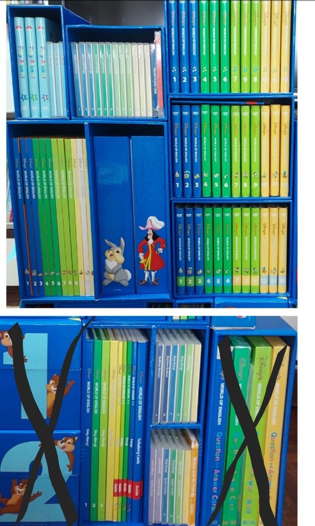 迪士尼美語世界Disney world of English DWE (書+DVD+CD), 興趣及遊戲, 書本& 文具, 兒童書籍-  Carousell