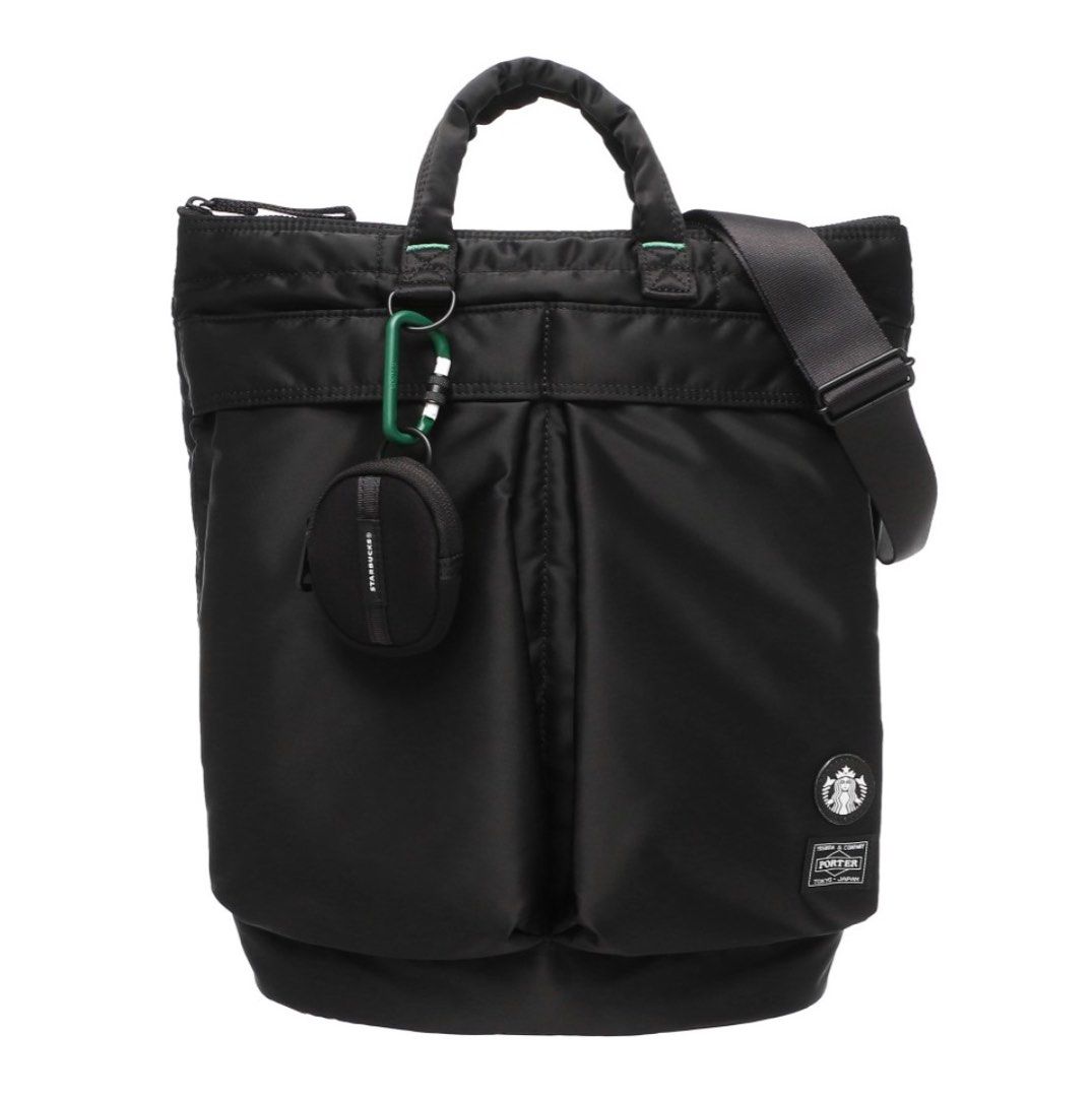 トートバッグ Porter x Starbucks Coffee Bean Shape Helmet Bag Black Porter x Starbucks Coffee Bean Shape Helmet Bag Black | eBay