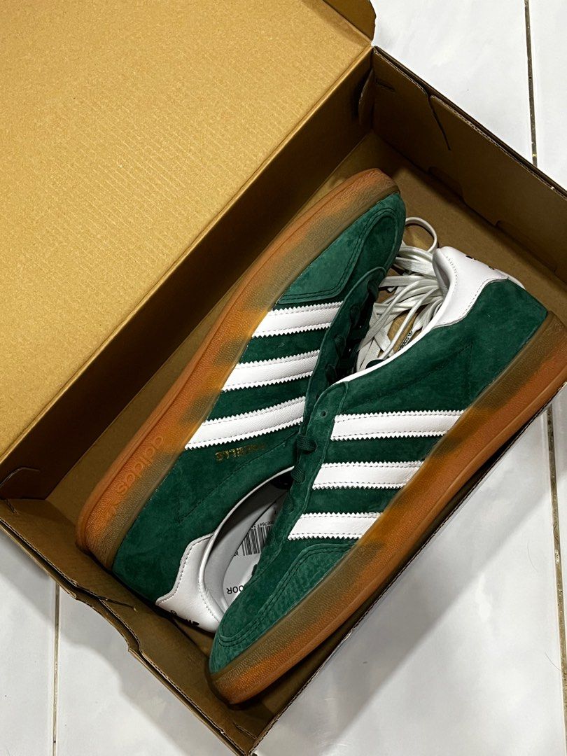 adidas gazelle silver green womens ADIDAS GAZELLE INDOOR HQ8717