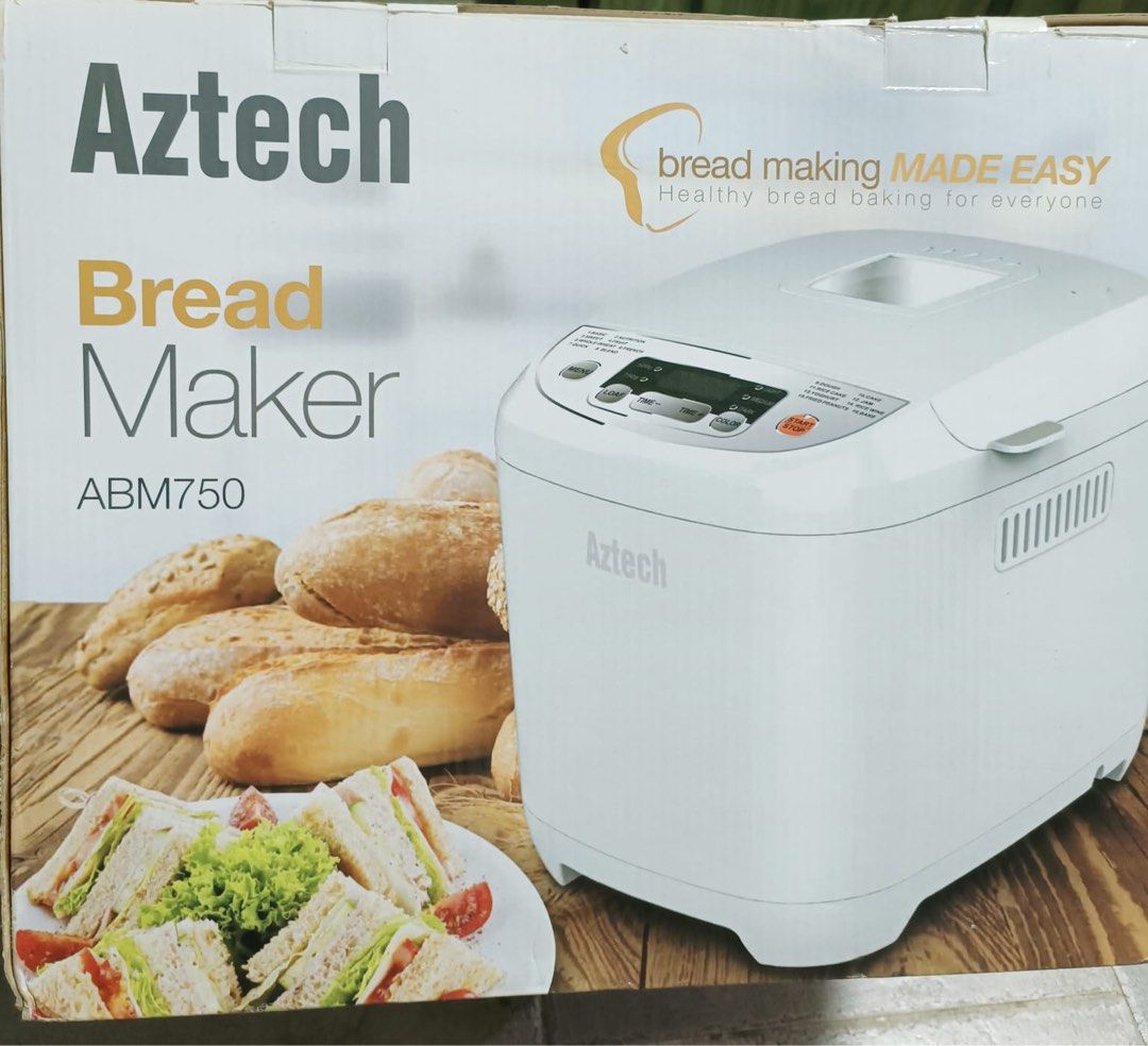 Aztech bread maker (Category: Breadmakers) located in Singapore. Submitted by tommiey (Listing ID 1348010622, Image 1). Description: Brand new nvr open bfore.