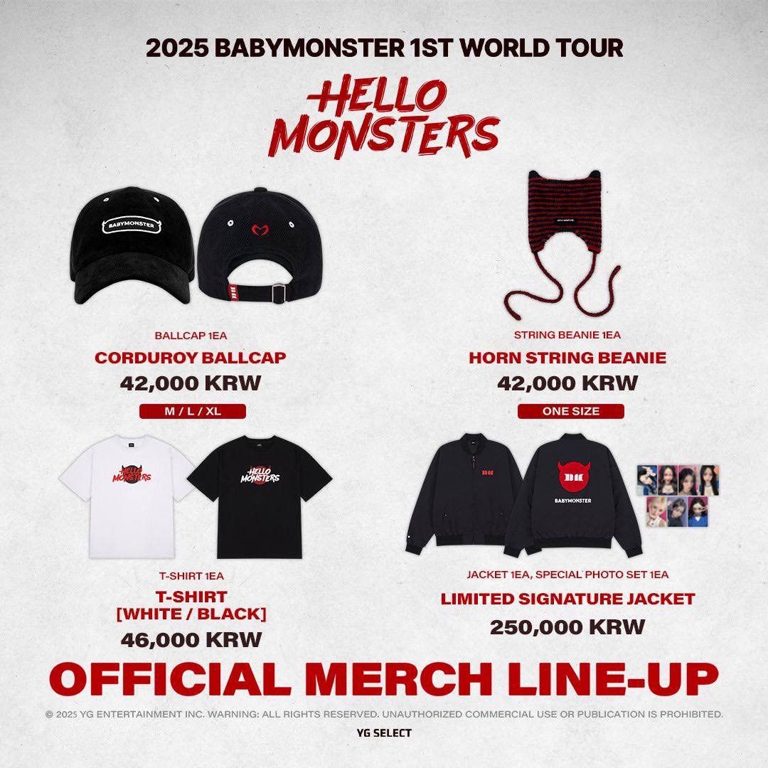 Babymonster Seoul Concert MD Merch, Toys & Collectibles, Fan