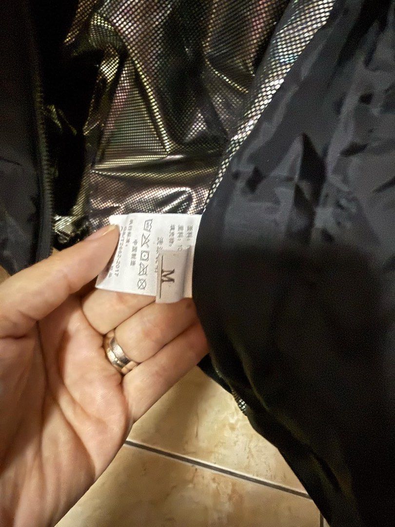 Black puffer jacket (Category: Coats, Jackets and Outerwear) located in Quezon City. Submitted by angelaleyga (Listing ID 1348018372, Image 2). Description: Medium size Used once only Fits to small to medium body size.
