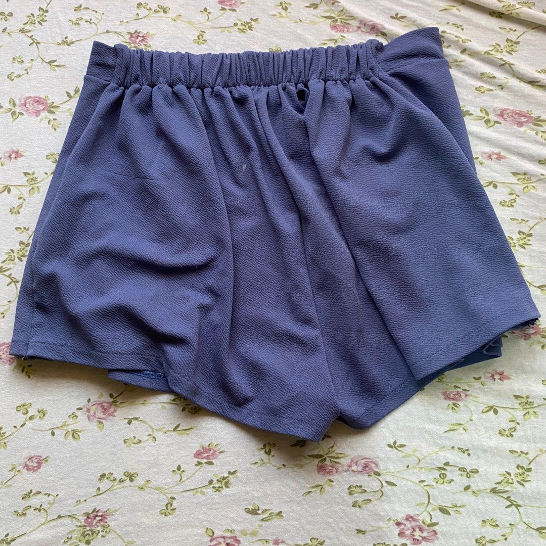 blue mini skorts shorts skirt (Category: Other Bottoms) located in San Pablo. Submitted by nyangjunz (Listing ID 1347874164, Image 3). Description: - no when worn - see photo for measurements - issue: light mark/spot - manage your expectations - last price posted - offer only if serious.