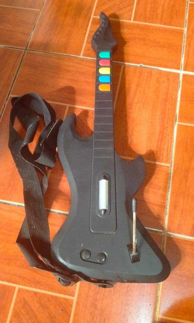 [Broken] 2.4GHz Wireless Guitar Knight Controller for PS2 (Category: Controllers) located in Pasay City. Submitted by silentbear_c00b58 (Listing ID 1347850986, Image 1). Description: Broken 2.4GHz Wireless Guitar Knight Controller for PS2 (Model SAM-WGK(V6)) – For Parts or Repair Selling a non-functional 2.4GHz Wireless Guitar Knight Controller for PS2, model SAM-WGK(V6), made in China. Ideal for those looking for parts or a repair project. Condi