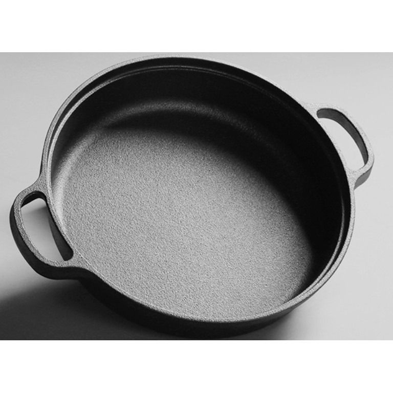 Cast Iron Non Stick Paella Pan (Category: Cookware & Accessories) located in Quezon City. Submitted by trustrade86136 (Listing ID 1347862247, Image 1). Description: The classic paella pan shape has a large flat bottom allowing for fast and even heat distribution. It can be used for both cooking and serving. -made with durable iron material -easy to clean -traditoinal paella pan shaped -avoid using metal materials for cooking and washing -Applicab