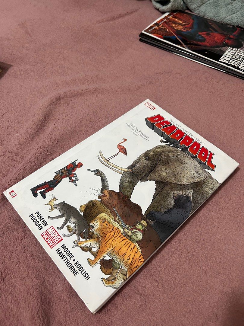 Deadpool Vols. 1 and 2 by Duggan (Category: Comics & Manga) located in Las Pinas. Submitted by alextolisora (Listing ID 1347953392, Image 1). Description: Take both for PhP1700 only. If Vol 1 or Vol 2 only, PhP 1000 each. SRPs in National Bookstore: PhP 1500 (Vol 1) and PhP 1450 (Vol 2). Shipping fee shouldered by buyer. .
