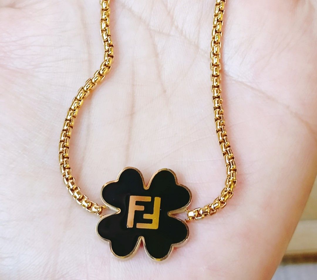 Fendi necklace from japan (Category: Luxury Accessories) located in Manila. Submitted by osaze_27japanbags (Listing ID 1347877203, Image 1). Description: Fendi necklace from japan no flaws tauco chain with box,pouch and paper bag with stamp size 18inches adjustable up to 20 kindly pm me.