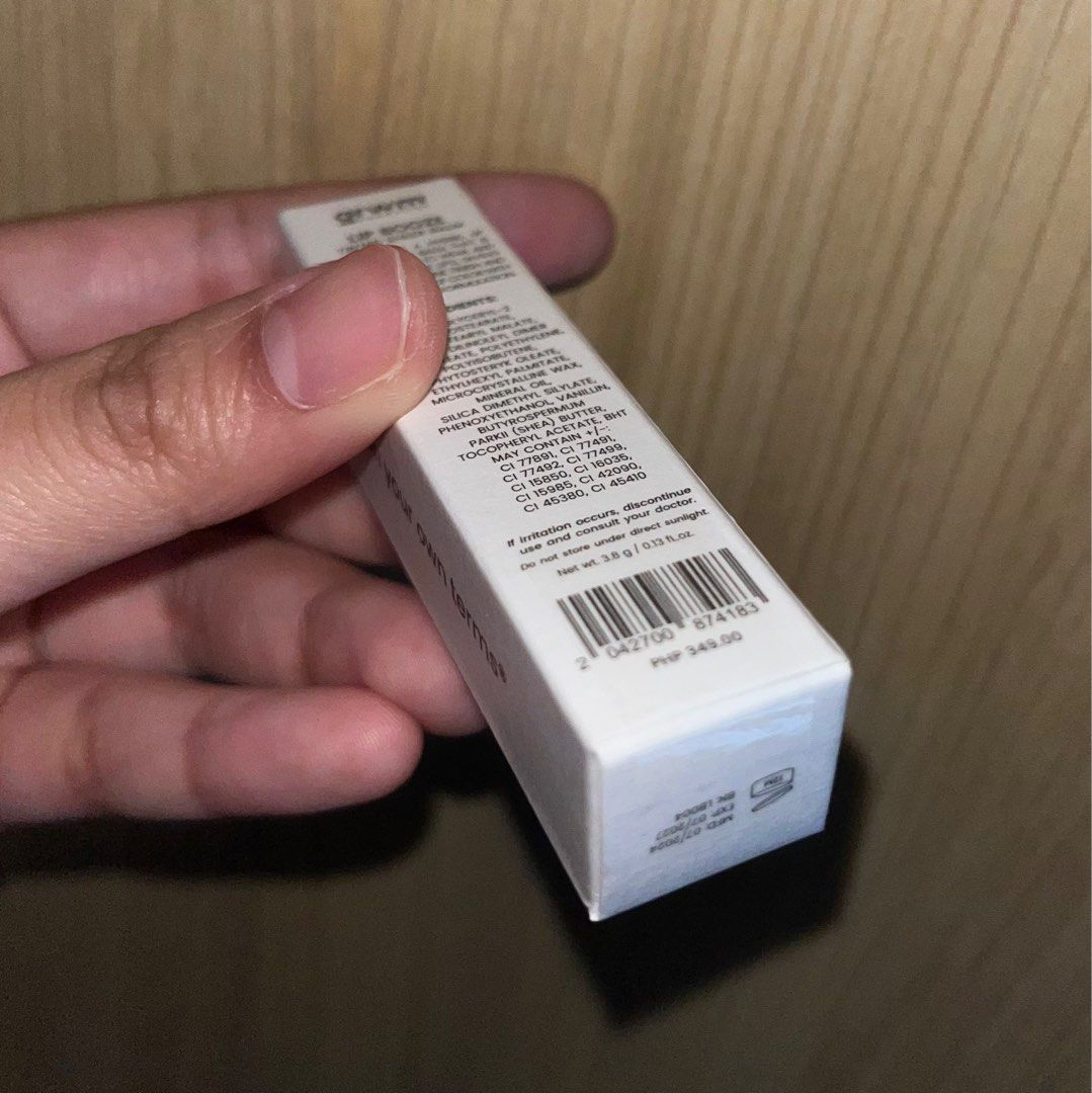 GRWM Lip Booze in TEQUILA (Category: Makeup) located in Quezon City. Submitted by hannah.c101 (Listing ID 1347898931, Image 3). Description: Still sealed. Delivery shouldered by the buyer. Rfs: bought extra Location: Avida Cloverleaf, Balintawak, Quezon City.