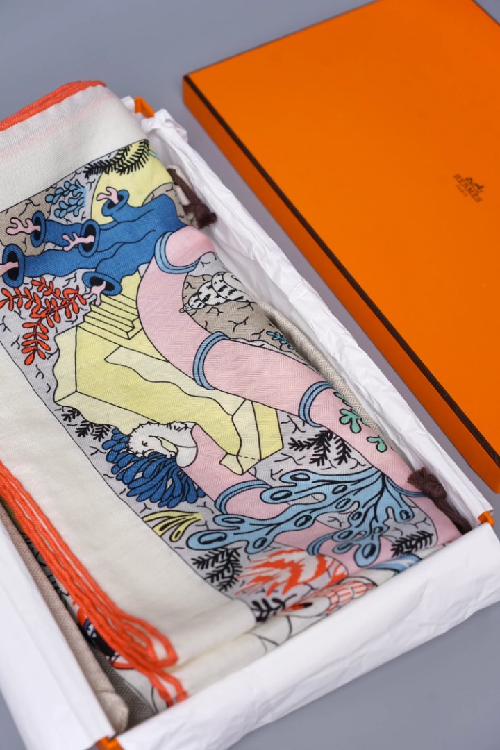 hermes splash park shawl 140